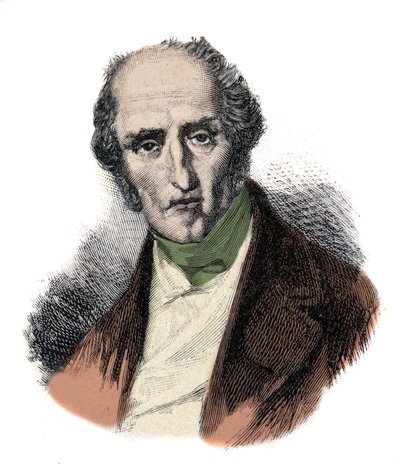 Ritratto di Charles Fourier (1772 - 1837), teorico socialista francese. (incisione) da Unknown artist