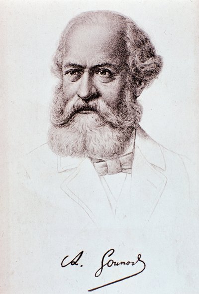 Ritratto di Charles Gounod (1818-1893) compositore inglese da Unknown artist