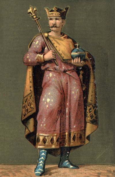 Ritratto di Carlo II il Calvo (823 - 877), Re di Francia da Unknown artist