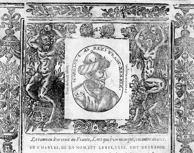Ritratto di Carlo IV Le Bel, Re di Francia dal 1322 al 1328 da Unknown artist