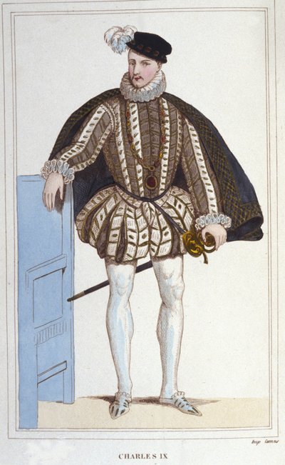 Ritratto di Carlo IX (1550-1574), Re di Francia. da Unknown artist