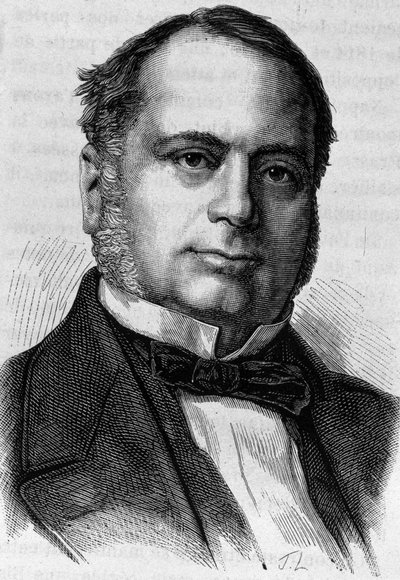 Ritratto di Charles Valletta (? - 1881). Incisione della fine del XIX secolo in "Histoire de France" di H. Martin. da Unknown artist