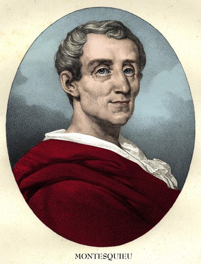Ritratto di Charles de Secondat, Barone di La Brède e Montesquieu (1689-1755) da Unknown artist