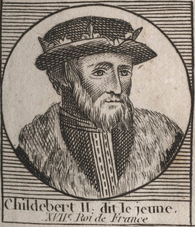 Ritratto di Childeberto II da Unknown