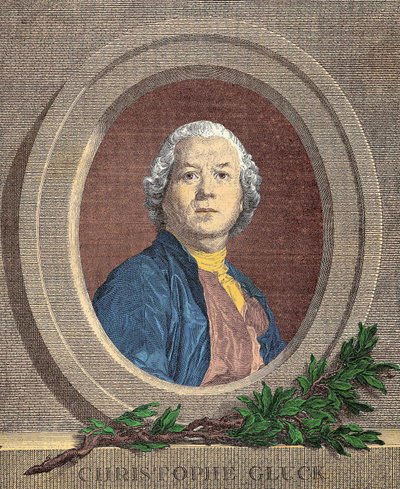 Ritratto di Christoph Willibald, cavaliere VON GLUCK (1714 - 1787) compositore tedesco da Unknown artist