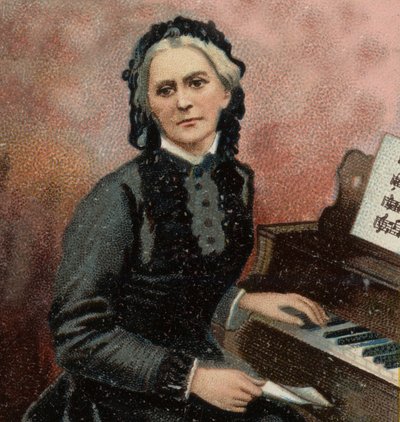 Ritratto di Clara Schumann (1819-1896), pianista e compositrice tedesca, moglie di Robert Schumann da Unknown artist