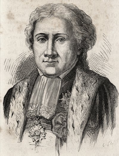Ritratto di Claude - Ambroise Régnier, Duca di Massa, Avvocato, Gran Giudice, Ministro della Giustizia (1746-1814) da Unknown artist