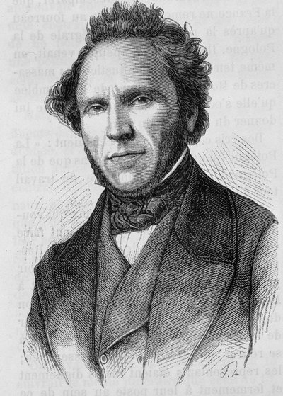 Ritratto di Claude Anthime Corbon (1808 - 1891). Incisione della fine del XIX secolo in "Histoire de France" di H. Martin da Unknown artist