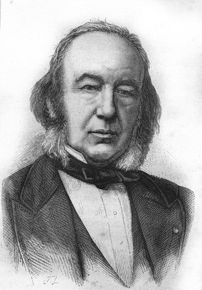 Ritratto di Claude Bernard (1813 - 1878) fisiologo francese - in "L