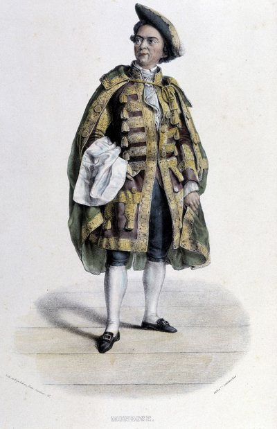 Ritratto di Claude Louis Seraphin Barizain, detto Monrose da Unknown artist