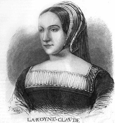 Ritratto di Claudia di Francia, moglie del re Francesco I (1499-1524). da Unknown artist