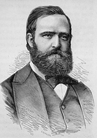 Ritratto di Clément Duvernois. Incisione della fine del XIX secolo in 