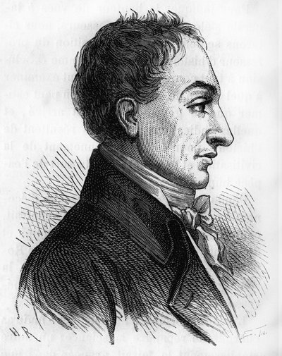 Ritratto di Constantin François de Chasseboeuf Conte di Volney - in “Histoire de France” di Henri Martin, XIX secolo. da Unknown artist