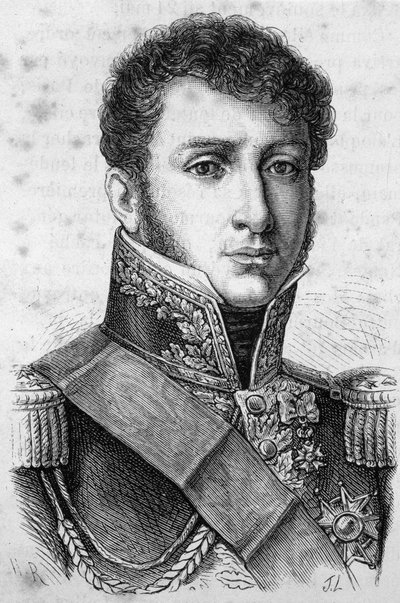 Ritratto del Conte Charles Tristan di Montholon, generale francese (1783-1853) da Unknown artist