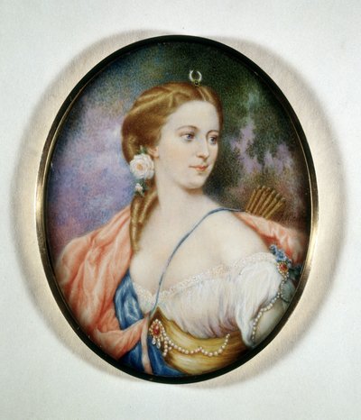 Ritratto della contessa Anna Walewska, nata Anna Maria Ricci, moglie del conte Walewski (1810 - 1868). Museo del Risorgimento, Milano da Unknown artist