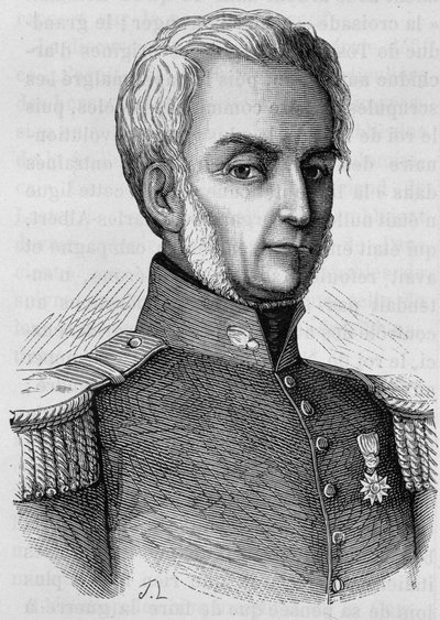 Ritratto di Courtais. Incisione della fine del XIX secolo in “Histoire de France” di H. Martin da Unknown artist