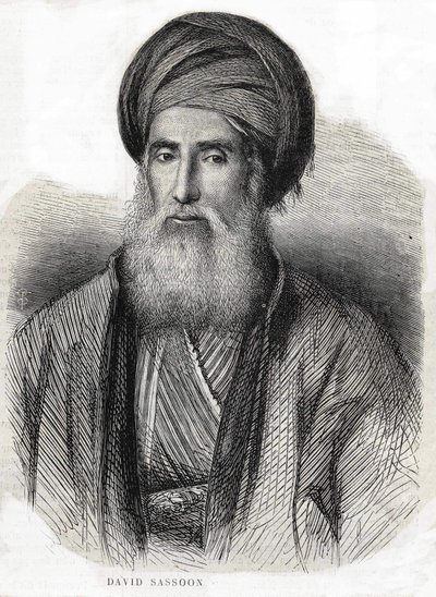 Ritratto di David Sassoon 1792-1865 da Unknown artist