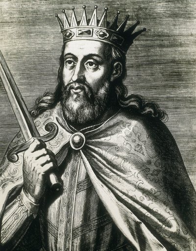 Ritratto di Denis del Portogallo (il Re Agricoltore) (incisione) da Unknown artist