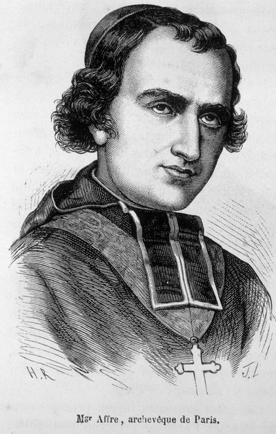 Ritratto di Denys Auguste Affre (1793-1848), arcivescovo di Parigi da Unknown artist