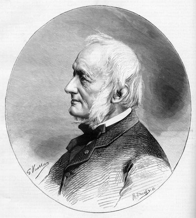 Ritratto di Desire Nisard (1806-1888) scrittore e membro dell