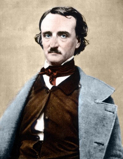 Ritratto di Edgar Allan Poe, scrittore americano da Unknown artist
