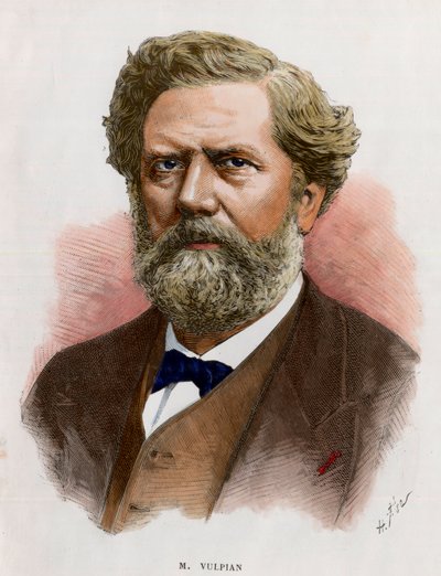 Ritratto di Edme Felix Alfred Vulpian (incisione del XIX secolo) da Unknown artist