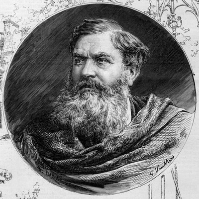 Ritratto di Edmond du Sommerard (1817-1885), direttore del Museo di Cluny, in “Il Mondo Illustre” 1885. da Unknown artist