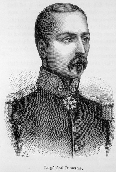 Ritratto di Edouard Adolphe Deodat Marie Daesme (1807-1848), militare francese da Unknown artist