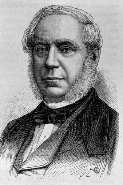 Ritratto di Edouard Drouyn de Lhuys (1805 - 1881). Incisione della fine del XIX secolo in "Histoire de France" di H. Martin da Unknown artist