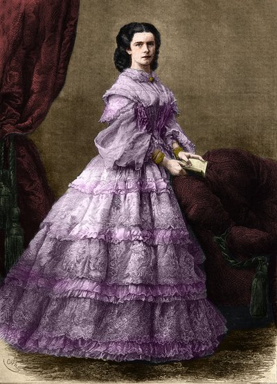 Ritratto di Elisabetta di Wittelsbach (1837-1898) (Sissi), Imperatrice d