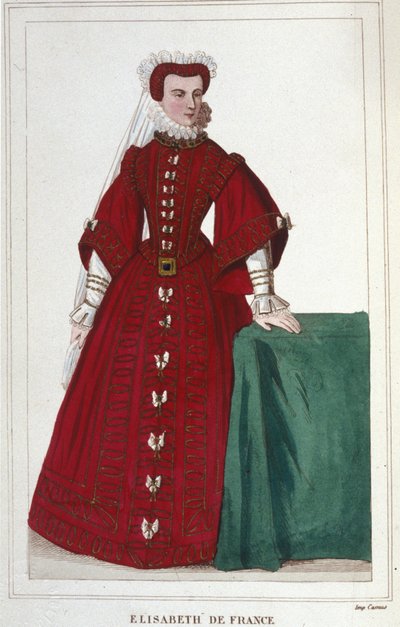 Ritratto di Elisabetta di Francia (1545 - 1568) Figlia di Enrico II e Caterina de