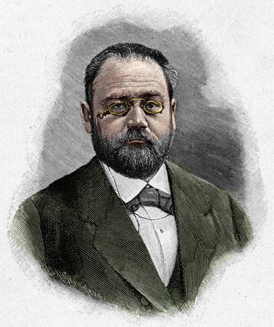 Ritratto di Emile Zola (1840-1902) da Unknown artist