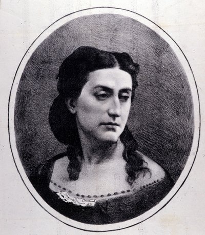 Ritratto di Erminia Frezzolini. Soprano italiano (1818-1884) da Unknown artist