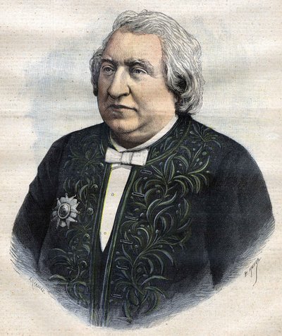 Ritratto di Ernest Renan in abito da accademico da Unknown artist