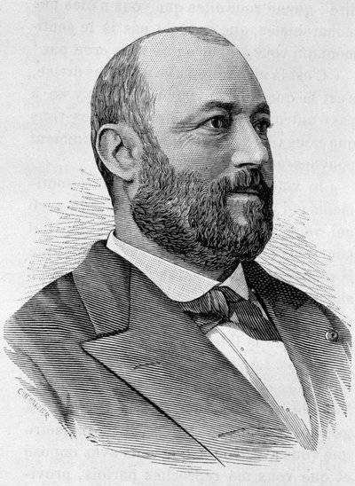 Ritratto di Ernoul. Incisione della fine del XIX secolo in "Histoire de France" di H. Martin da Unknown artist