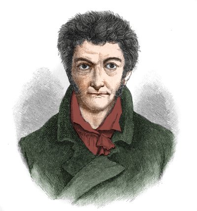 Ritratto di Ernst Theodor Wilhelm Hoffmann (1776-1822) scrittore romantico tedesco da Unknown artist