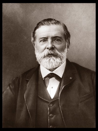 Ritratto di Etienne-Jules Marey (1830-1904), scienziato e cronofotografo inglese; inventore dello sfigmografo e pioniere della fotografia e del cinema. Foto di Nadar, Paul (1856-1939) da Unknown artist