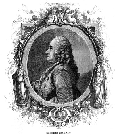Ritratto di Etienne Jeaurat (1699-1789) pittore e disegnatore francese. da Unknown artist
