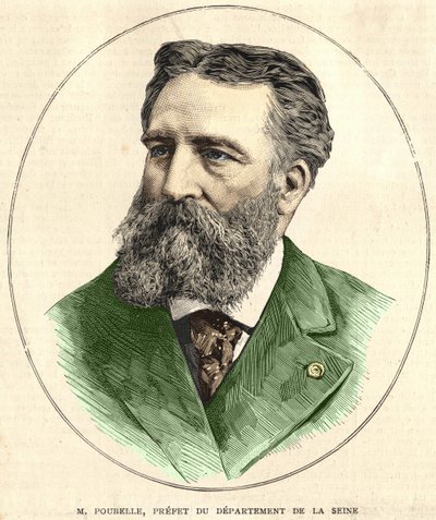 Ritratto di Eugène René Poubelle (1831 - 1907), funzionario pubblico francese e prefetto della Senna. Coll. Bianchetti. da Unknown artist
