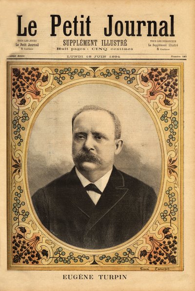 Ritratto di Eugene Turpin (1848-1927), chimico specializzato in esplosivi da Unknown artist