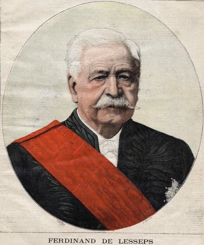 Ritratto di Ferdinand de Lesseps (1805-1894), diplomatico e amministratore francese da Unknown artist