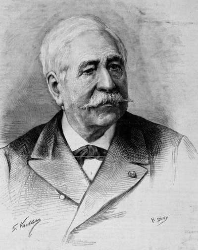 Ritratto di Ferdinand de Lesseps (1805 - 1894). da Unknown artist
