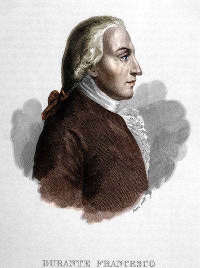 Ritratto di Francesco Durante. Musicista italiano (Frattamaggiore) da Unknown artist
