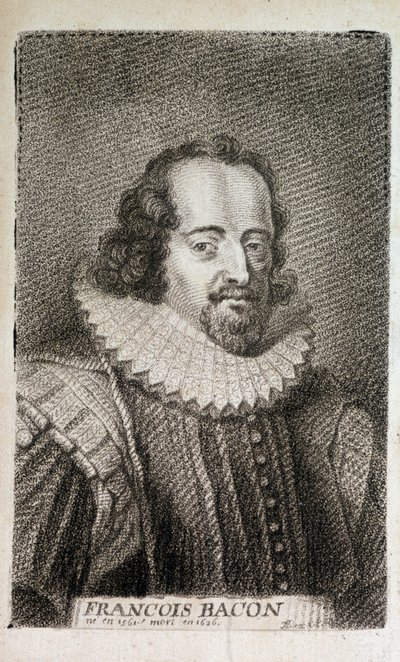 Ritratto di Francis Bacon (1561-1626), filosofo inglese. n.d. c. 1600 da Unknown artist