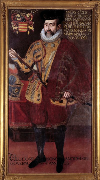 Ritratto di Francisco de Mascarenhas (16° secolo) Vice Re dell