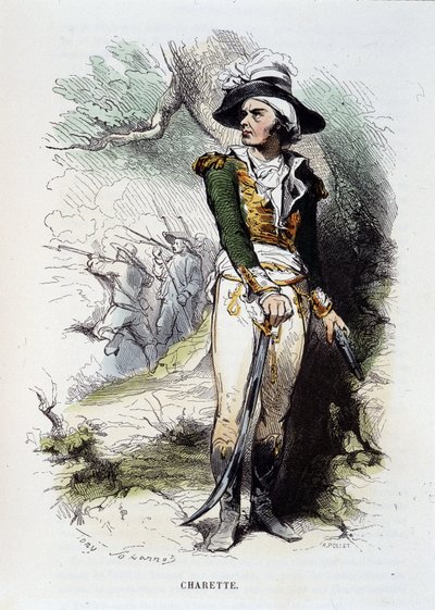 Ritratto di Francois-Athanase di Charette de la Contrie da Unknown artist