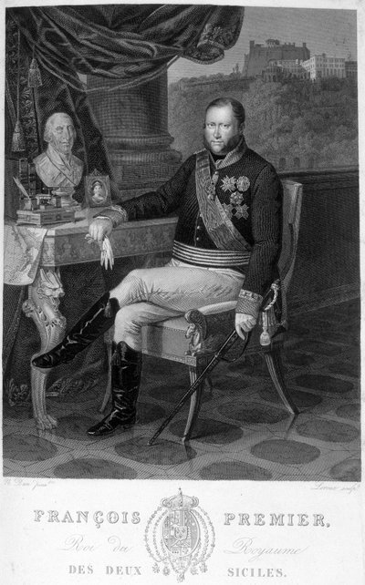 Ritratto di Francesco I (1777-1830), Re delle Due Sicilie da Unknown artist