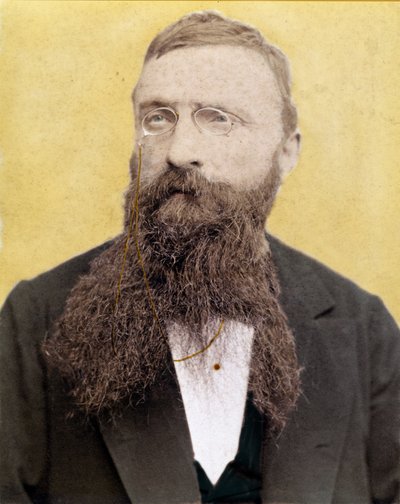 Ritratto di François Auguste René Rodin - scultore francese - fotografia intorno al 1885 da Unknown artist