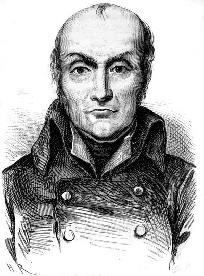 Ritratto di Francois Nicolas Appert, inventore della scatola di latta - in "Le meraviglie dell