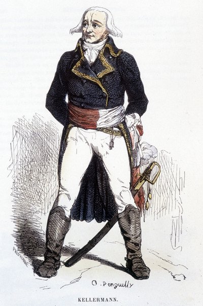 Ritratto di François Christophe Kellerman - incisione da Unknown artist